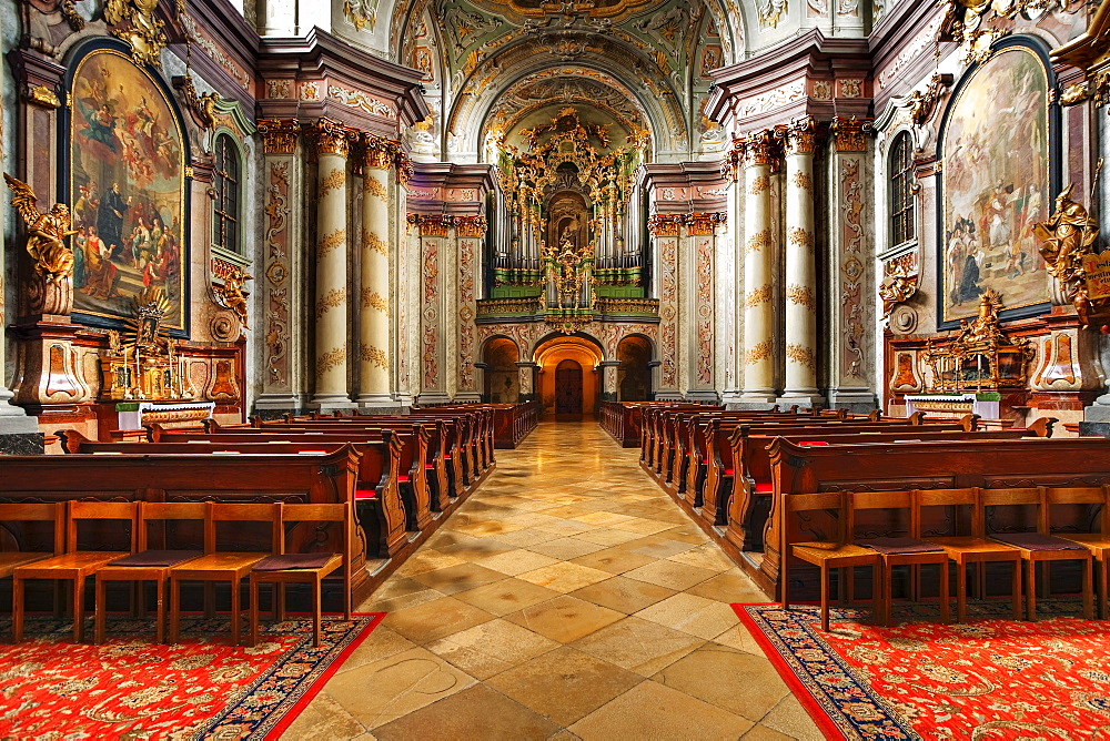 Augustiner-Chorherrenstift, monastery of the Canons Regular of St. Augustine, Herzogenburg, Austria, Europe