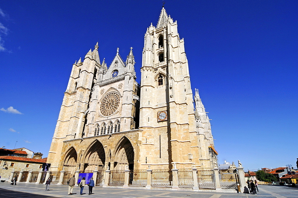 Santa Maria de Regla cathedral, Plaza Regla, Leon, province of Castilla y Leon, Castile and Leon, Spain, Europe