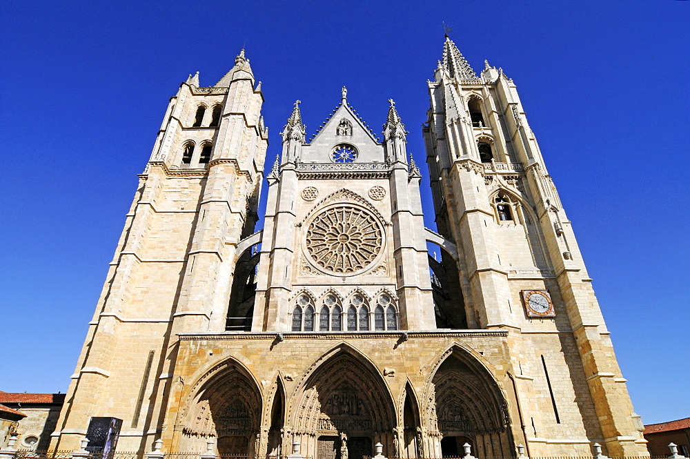 Santa Maria de Regla cathedral, Plaza Regla, Leon, province of Castilla y Leon, Castile and Leon, Spain, Europe