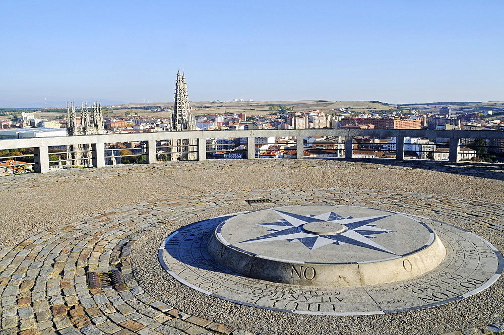 Mirador del Castillo, observation deck, Castle Hill, Burgos, Castilla y Leon province, Spain, Europe