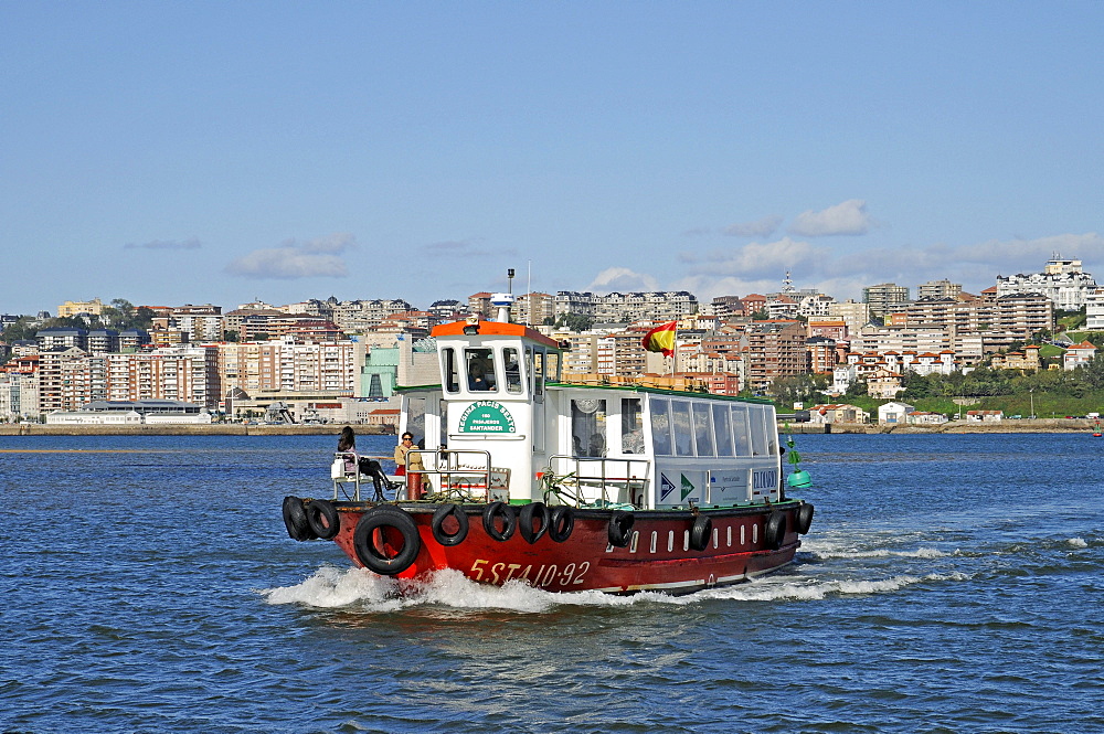 Ferry, bay, Santander, Cantabria, Spain, Europe