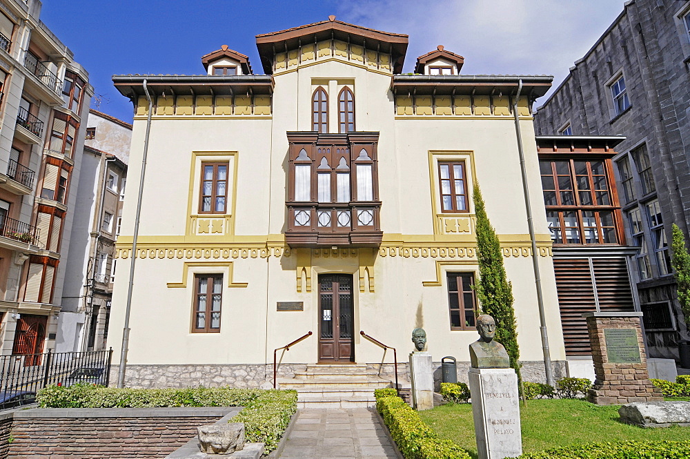 Menendez Pelayo Museum, writer's house, library, Santander, Cantabria, Spain, Europe