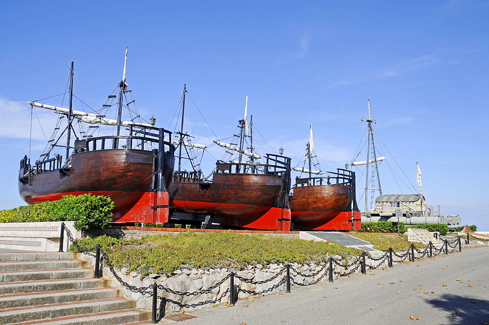 Humans and the sea, museum, antique ships, La Magdalena peninsula, Santander, Cantabria, Spain, Europe