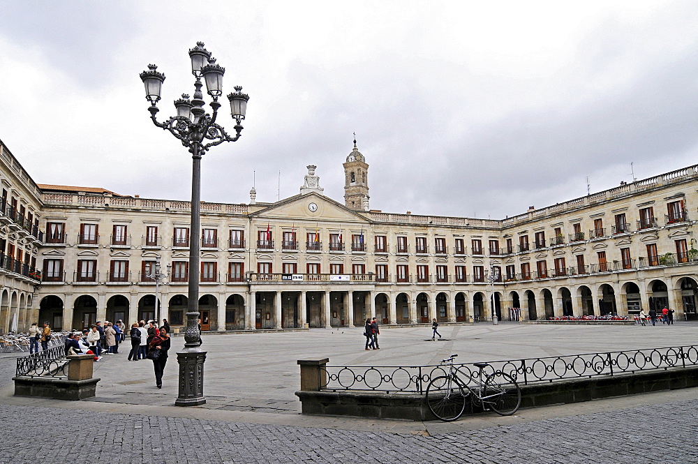 Plaza Espana, Vitoria Gasteiz, Pais Vasco, Basque Country, Spain, Europe