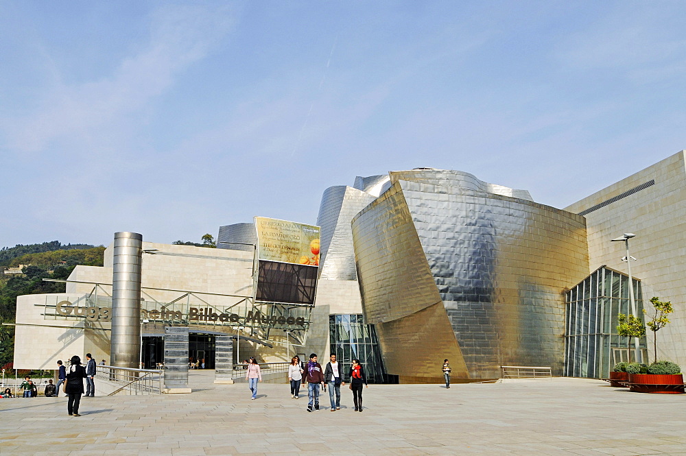 Guggenheim Museum, Bilbao, Bizkaia province, Pais Vasco, Basque Country, Spain, Europe