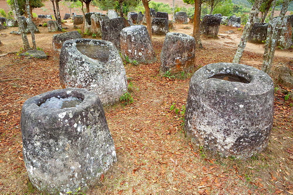 Plain of jars, Phonsavan, site 3, Laos, Southeast Asia