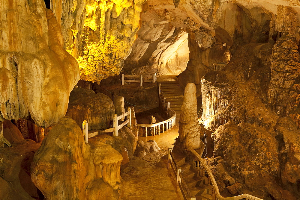 Tham Jang, Tham Chang caves in Vang Vieng, Laos, Southeast Asia