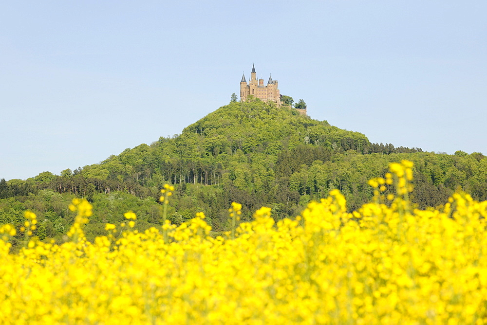 Burg Hohenzollern Castle, Hechingen, Baden-Wuerttemberg, Germany, Europe