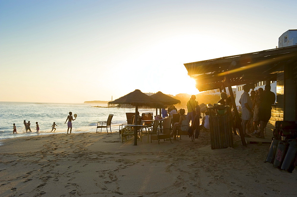 Beach bar, Los Canos de Meca, Costa del Luz, Andalucia, Spain, Europe