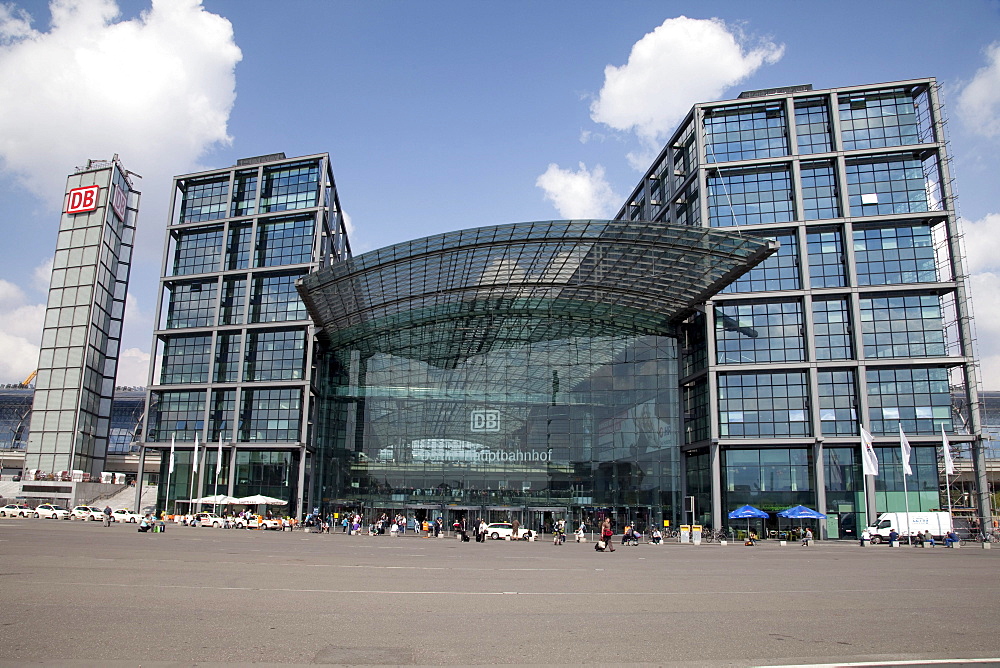 Lehrter Bahnhof, central railway station, Berlin, Germany, Europe