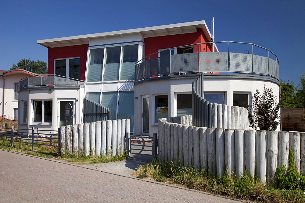 Klanggalerie sound gallery, Baltic Sea resort town of Ahrenshoop, Fischland, Mecklenburg-Western Pomerania, Germany, Europe