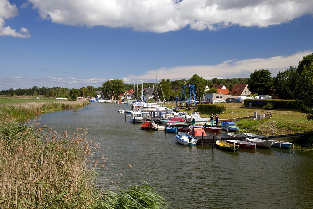 Barther Strom estuary, Barth, Mecklenburg-Western Pomerania, Germany, Europe