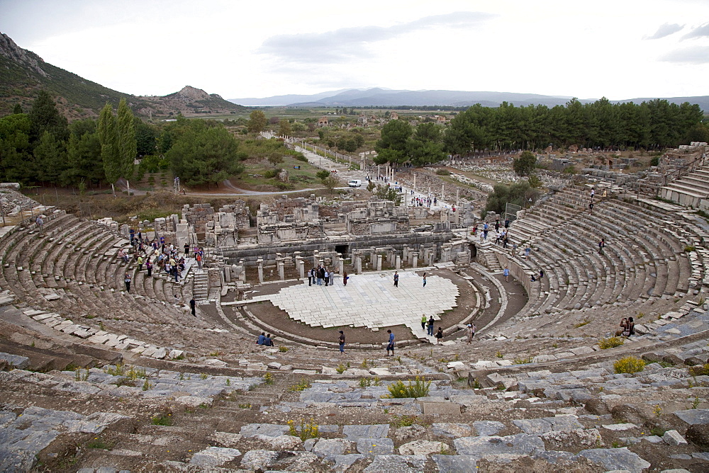 Great Theater, Ephesus, Selcuk, Lycia, Turkey, Asia