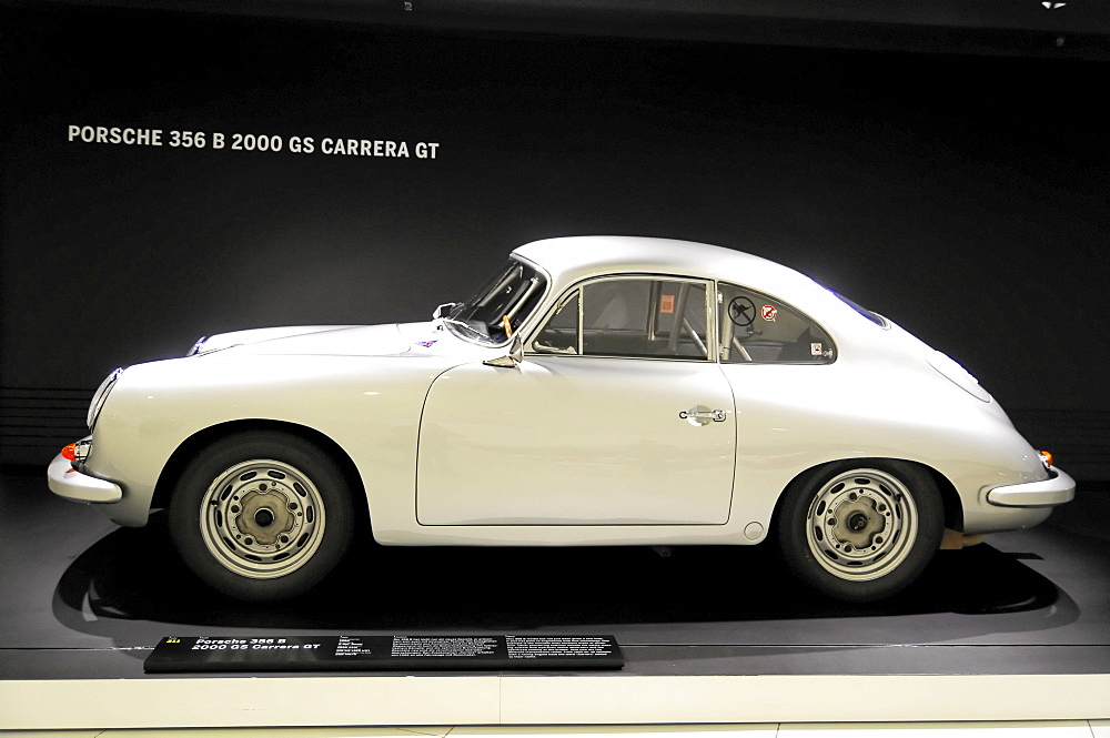 Porsche 356 B 2000 GS Carrera GT, built in 1960, Porsche Museum, Stuttgart, Baden-Wuerttemberg, Germany, Europe