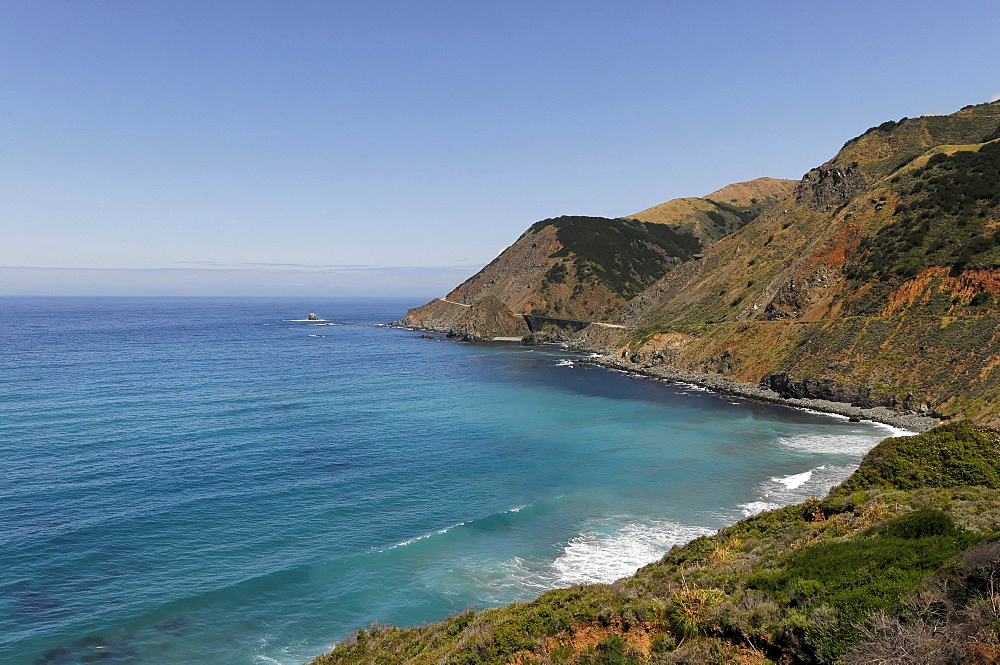 Beach at Big Sur, Pacific Ocean, California, USA, North America