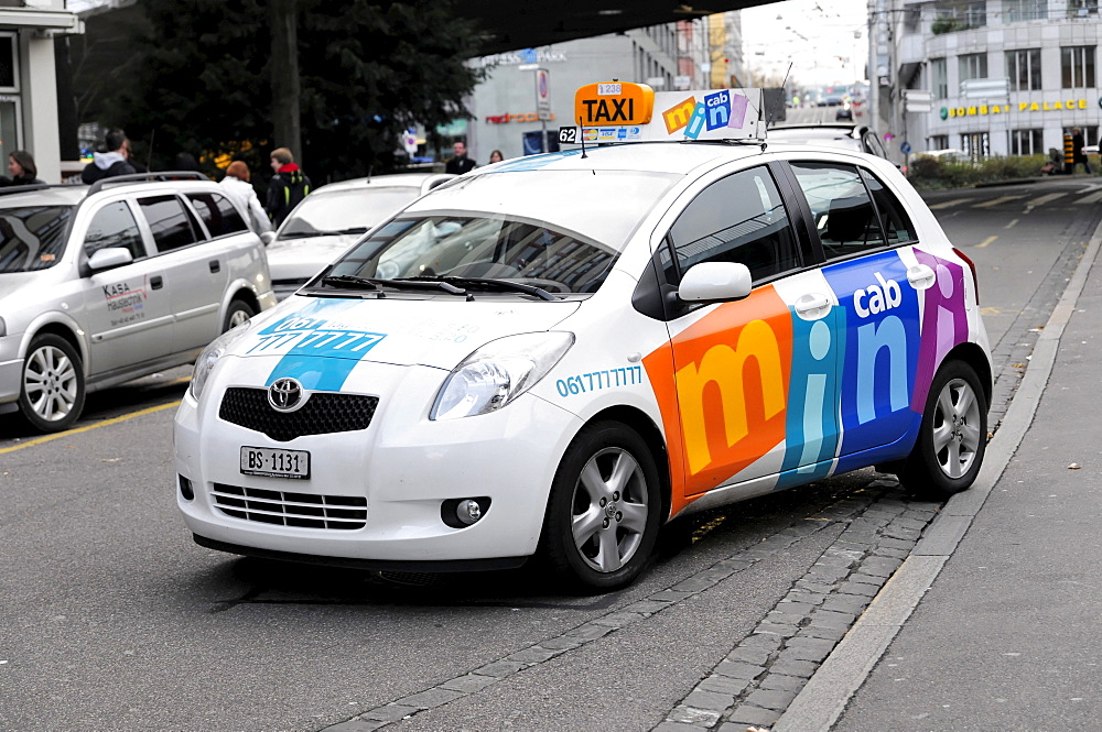 Mini Taxi, special taxi, Basel, Switzerland, Europe