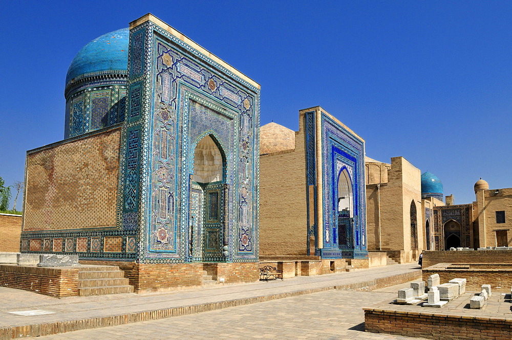 Shah-i-Zinda, Shahizinda Necropolis, Samarkand, Silk Road, Uzbekistan, Central Asia