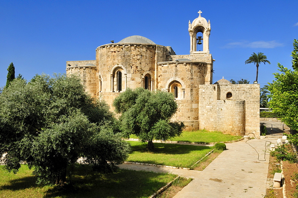 Historic Maronite church at Byblos, Unesco World Heritage Site, Jbail, Lebanon, Middle east, West Asia