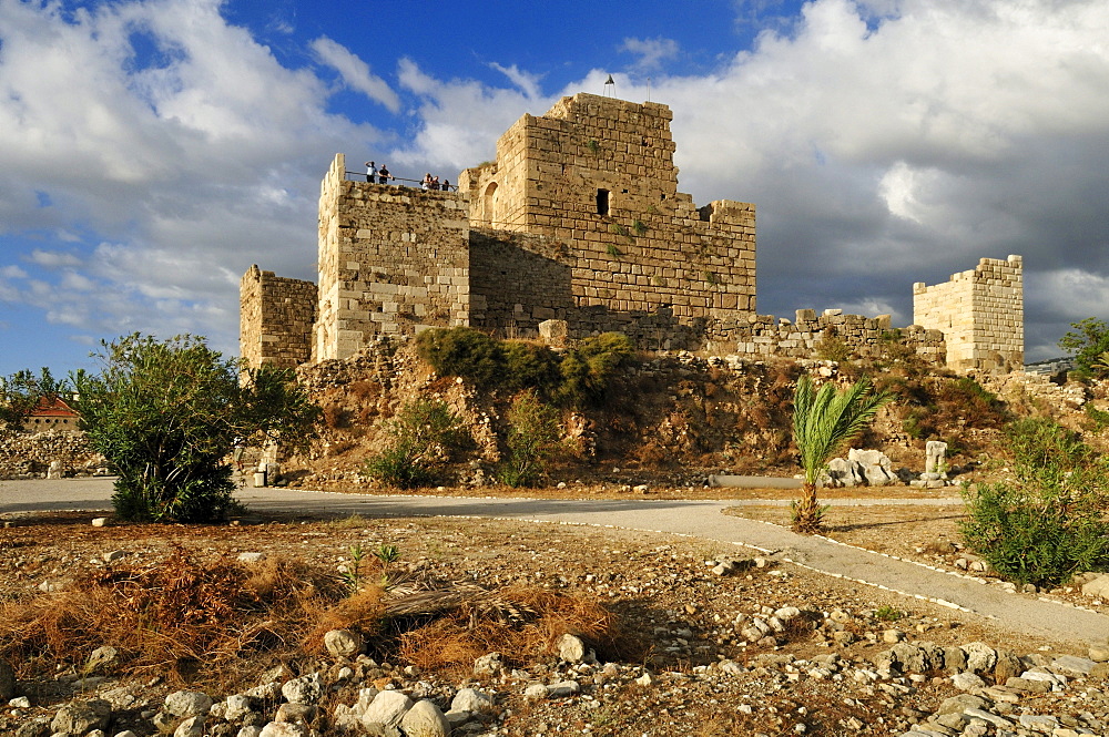 Crusader castle in the archeological site of Byblos, Unesco World Heritage Site, Jbail, Lebanon, Middle East, West Asia