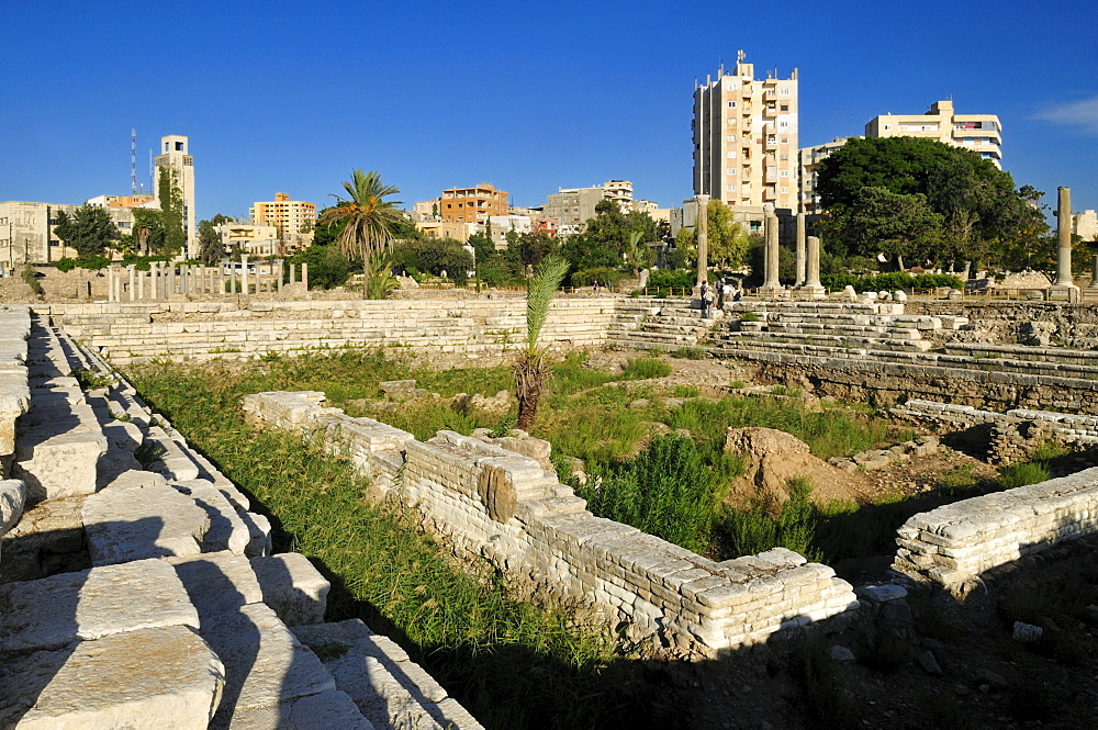 Archeological site of Tyros, Tyre, Sour, Unesco World Heritage Site, Lebanon, Middle East, West Asia