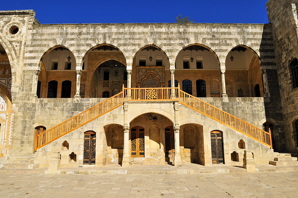 Historic Beit ed-Dine, Beiteddine Palace of Emir Bashir, Chouf, Lebanon, Middle east, West Asia