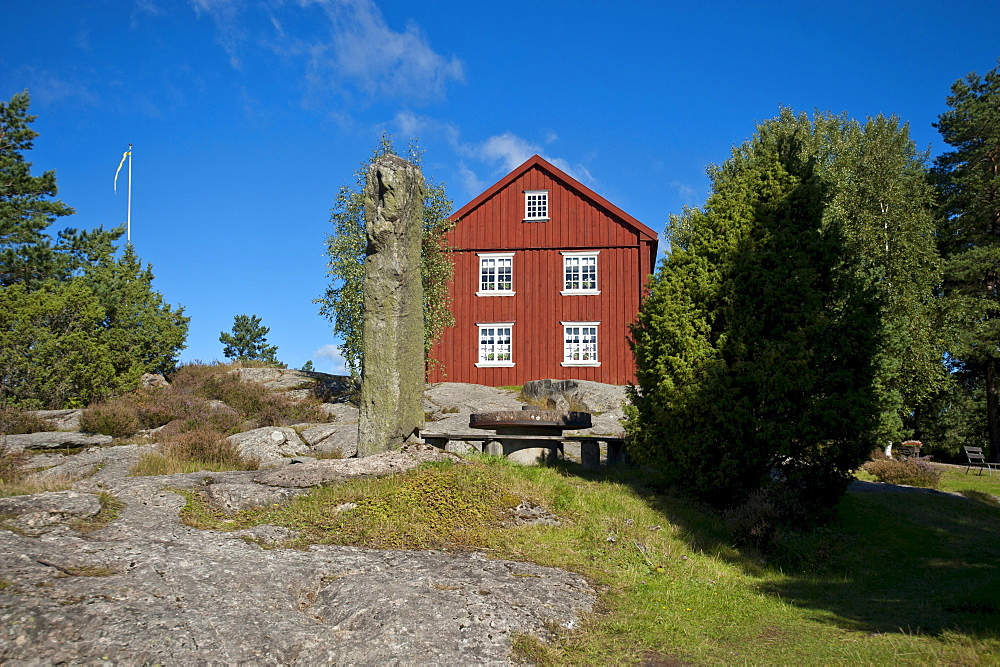 GammelgÃ‚rden open-air museum, Majberget, Bengtsfors, Vaestra Goetaland County, Sweden, Europe