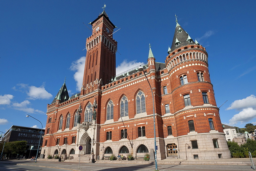 Radhuset City Hall, Helsingborg, Skane, Sweden, Europe