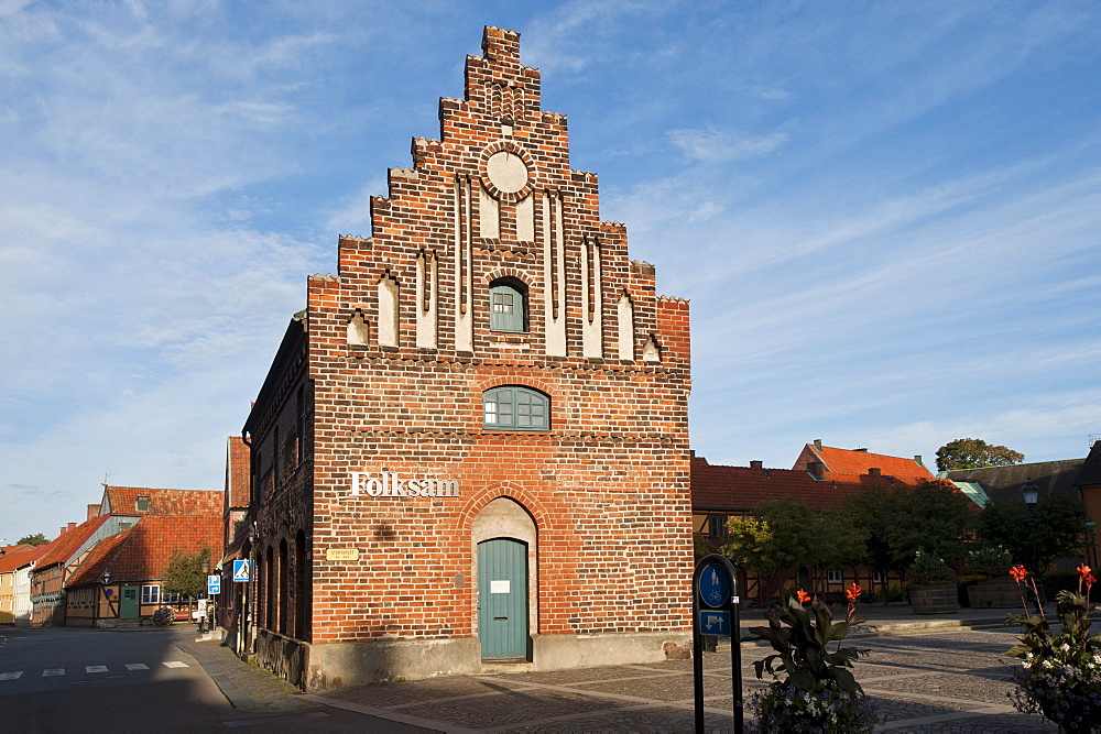 Stortorget, Folksam, Ystad, Skane, Sweden, Europe