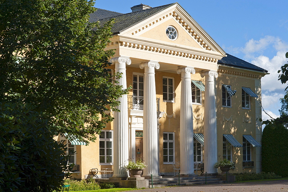 Manor house, Rottneros Park, Sunne, Vaermland, Sweden, Europe