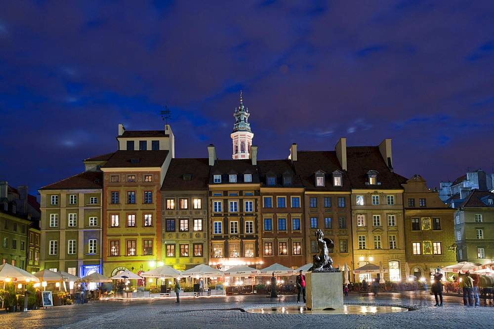 Rynek Starego Miasta, historic town centre, Warsaw, Mazowieckie, Poland, Europe