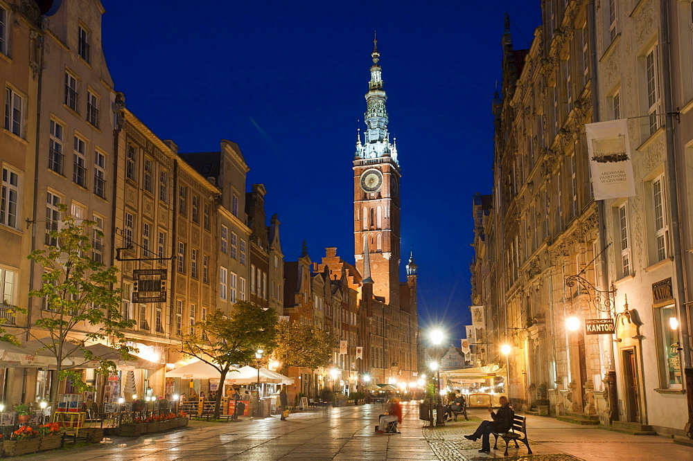 The Main Town Hall, Ratusz Glownego Miasta, G&owne Miasto district, Gdansk, Pomerania, Poland, Europe