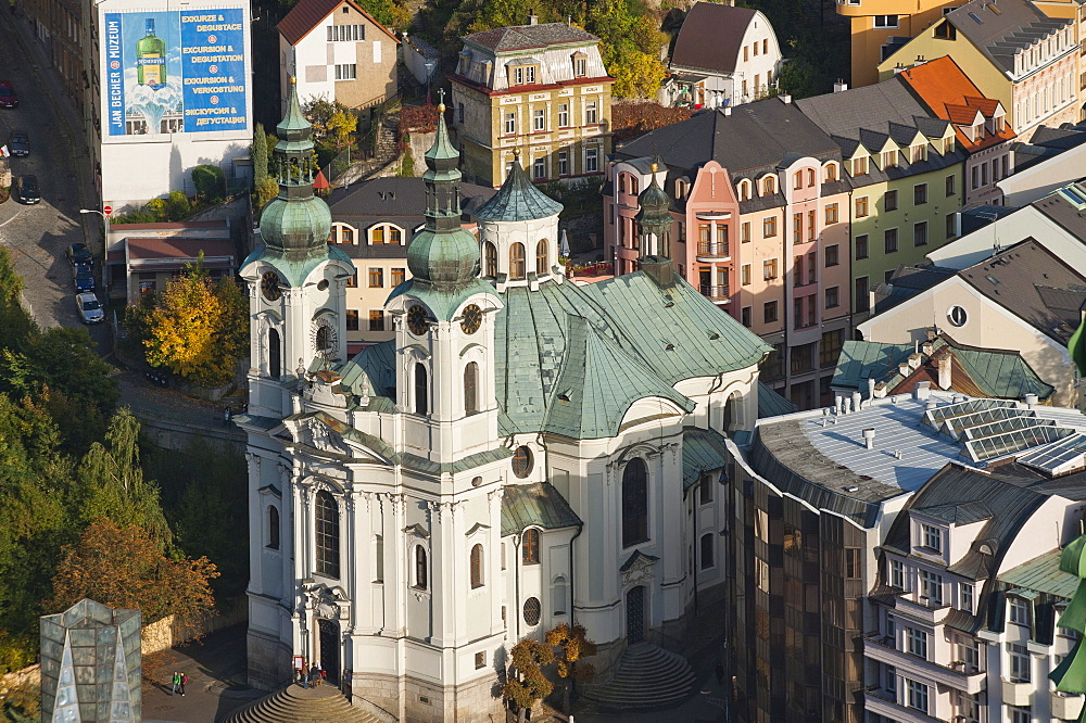 Mary Magdalene Church, Carlsbad, Karlovy Vary, Bohemia, Czech Republic, Europe