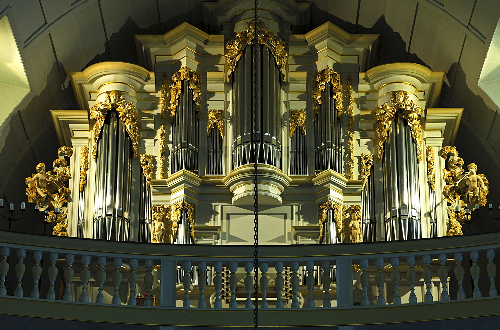 Wender organ in the St. Boniface Church, Bach Church, Arnstadt, Thuringia, Germany, Europe