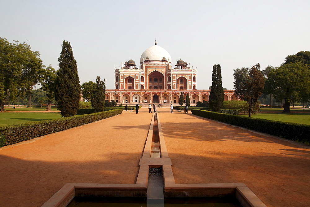 Humayun's Tomb, Humayun's Tomb Complex, burial place of Muhammad Nasiruddin Humayun, second ruler of the Mughal Empire of India, UNESCO World Cultural Heritage Site, Delhi, Uttar Pradesh, North India, India, Asia