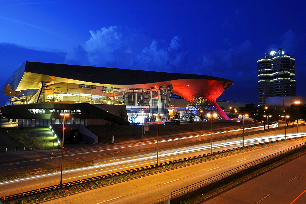 BMW-Welt exhibition building in Munich, Upper Bavaria, Bavaria, Germany, Europe