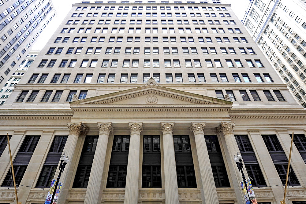 State Central Bank, Federal Reserve Bank of Chicago, also known as Chicago Fed, Financial District, Chicago Loop, Chicago, Illinois, United States of America, USA, North America