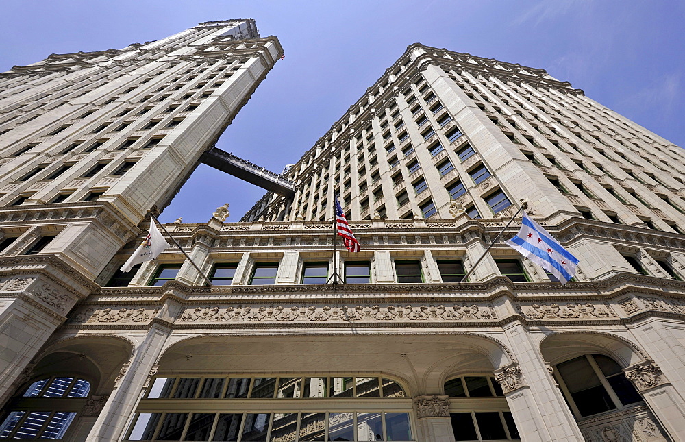 Wrigley Building, Chicago, Illinois, United States of America, USA, North America