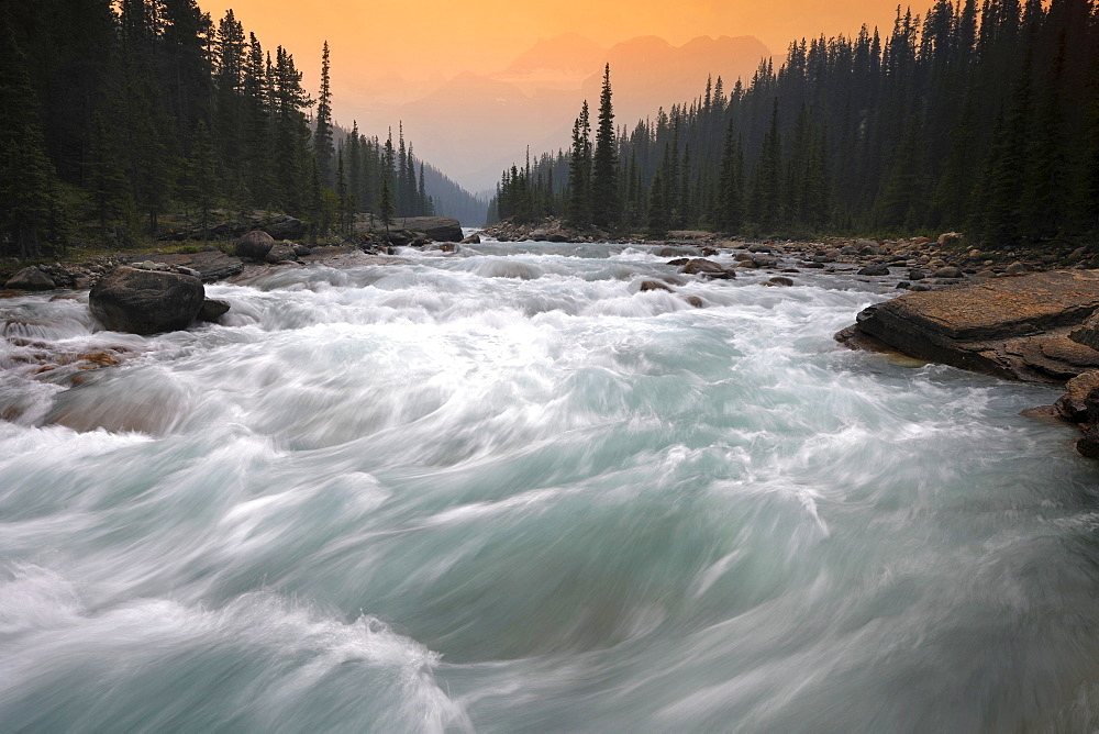 Mistaya River, Mistaya Canyon, Icefields Parkway, Banff National Park, Canadian Rocky Mountains, Alberta, Canada