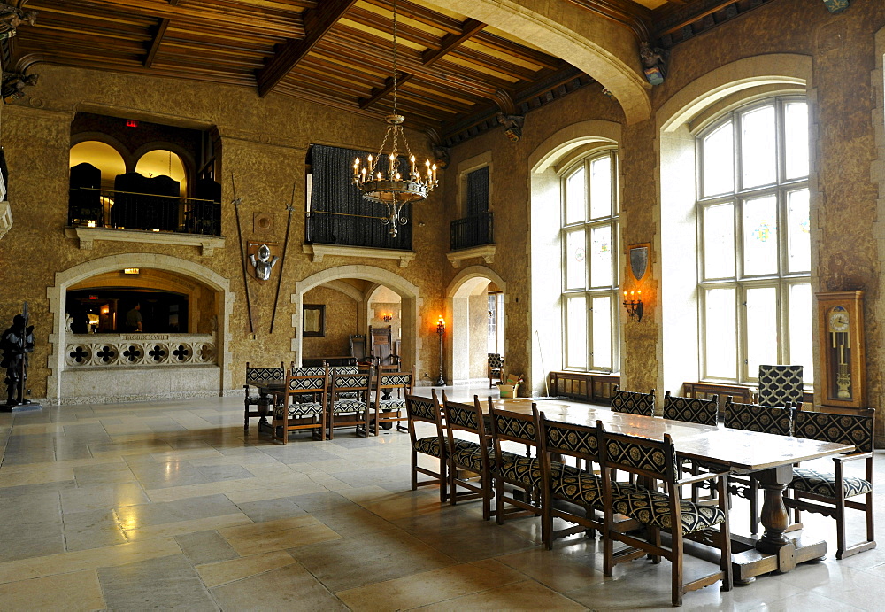 Interior, ballroom, Fairmont Banff Springs luxury hotel, Banff National Park, Canadian Rocky Mountains, Alberta, Canada