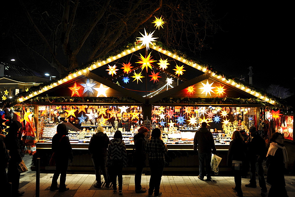 Christmas market, Stuttgart, Baden-Wuerttemberg, Germany, Europe