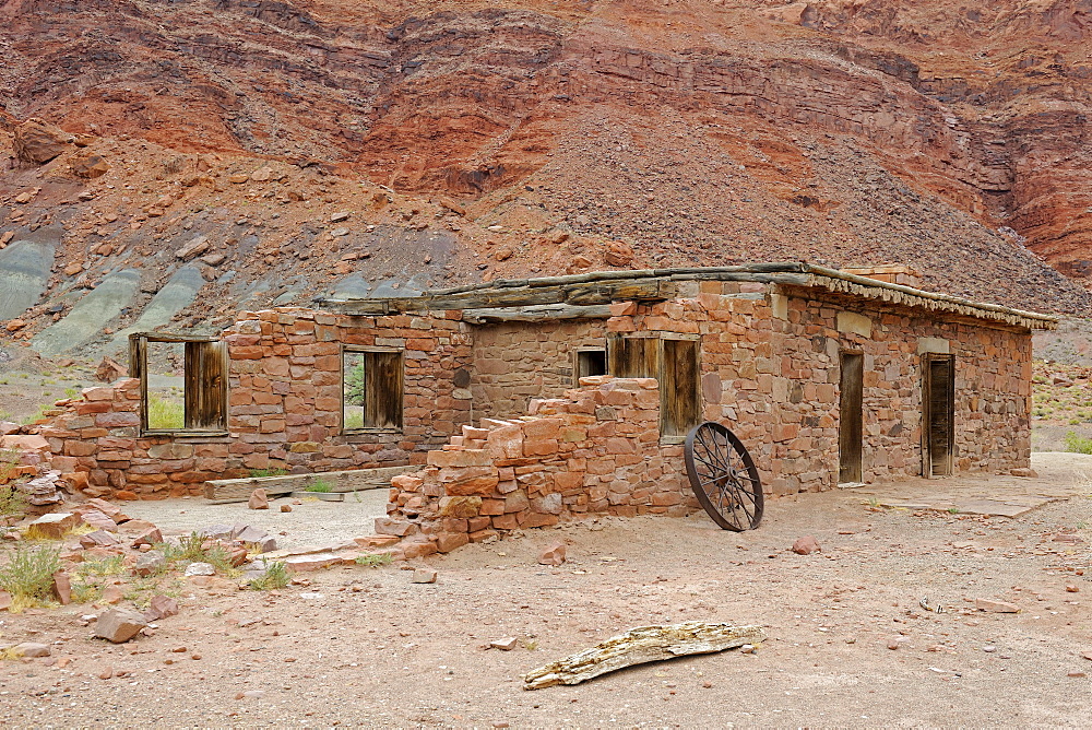 Lee's Fort from 1880, Lee's Ferry, Arizona, USA