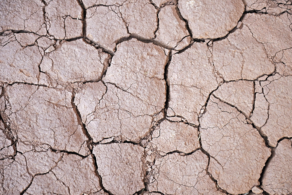 Structures in a dry river bed, Monument Valley, Arizona, USA