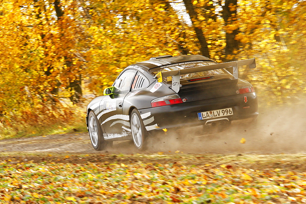 Porsche 996 911 GT3 RS, Rallye Stehr Rallyesprint 2010, Hesse, Germany, Europe