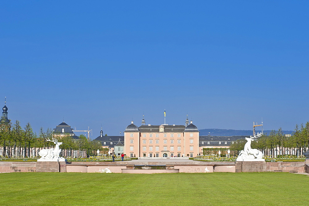 Schwetzingen Castle, Schwetzingen, Electoral Palatinate, Baden-Wuerttemberg, Germany, Europe