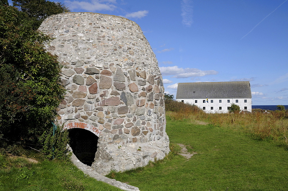 Lime kiln at Smygehuk, southernmost place of Sweden, Europe