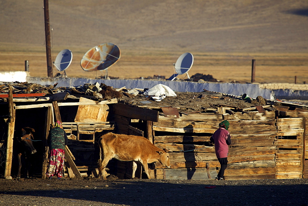 Morning in Bulunkul, Pamir, Tajikistan, Central Asia