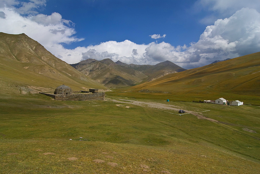 Caravanserai, stone house, Tash Rabat, Kyrgyzstan, Central Asia