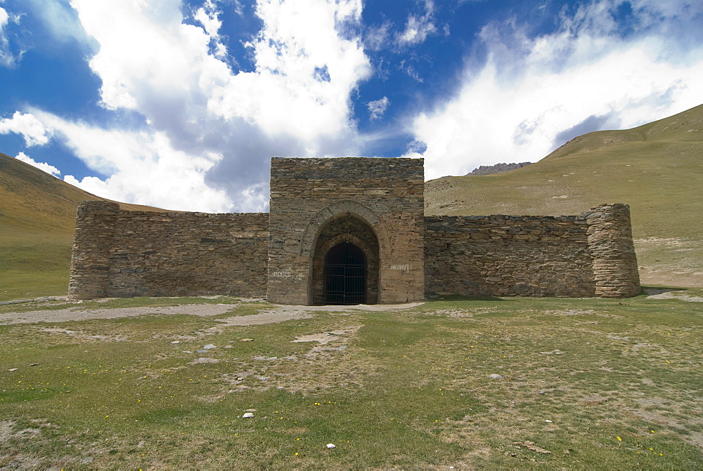 Caravanserai, stone house, Tash Rabat, Kyrgyzstan, Central Asia