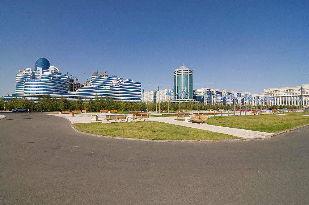 Modern architecture in Astana, Kazakhstan, Central Asia