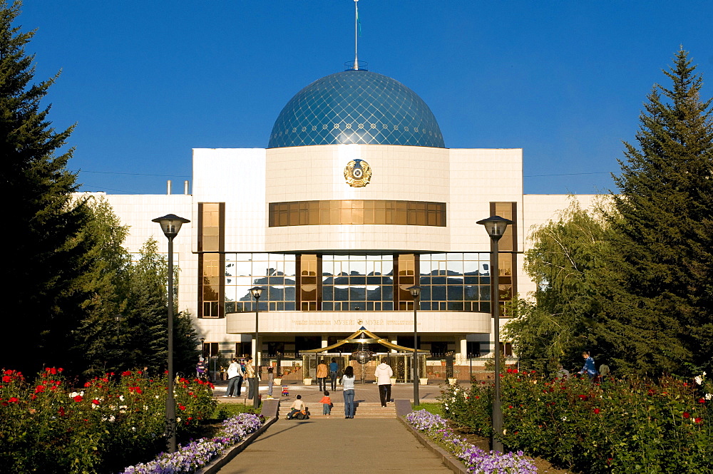 Modern architecture of a goverment building, Astana, Kazakhstan, Central Asia